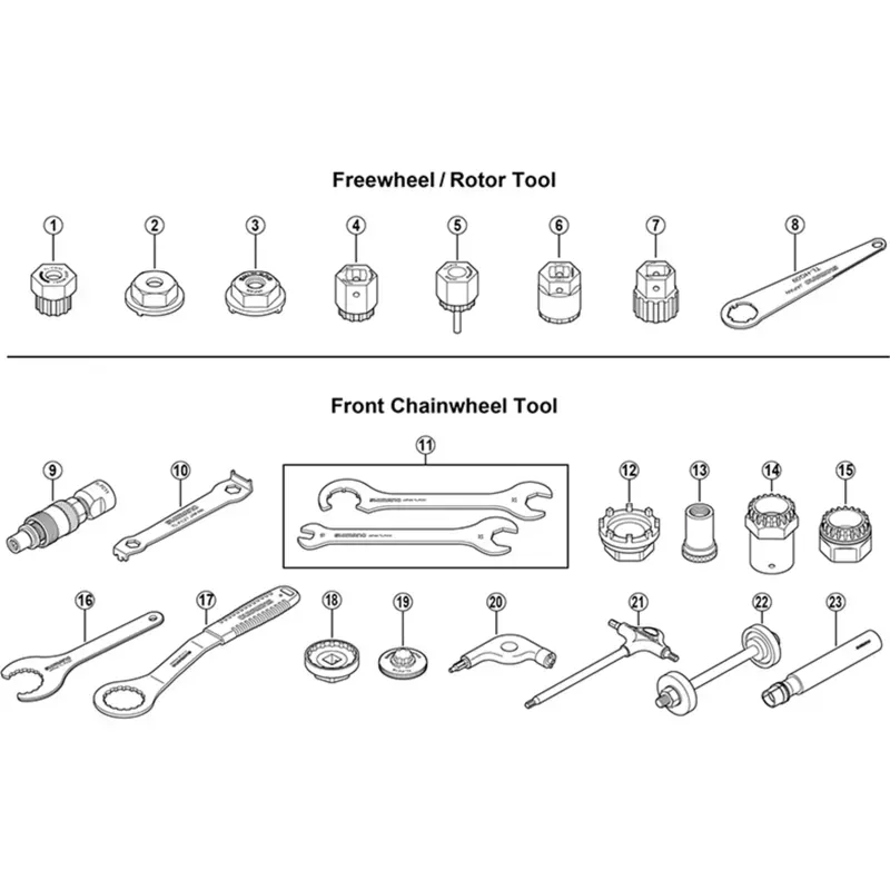 Shimano Workshop TL-FW40 Single Freewheel Removal in Black-1
