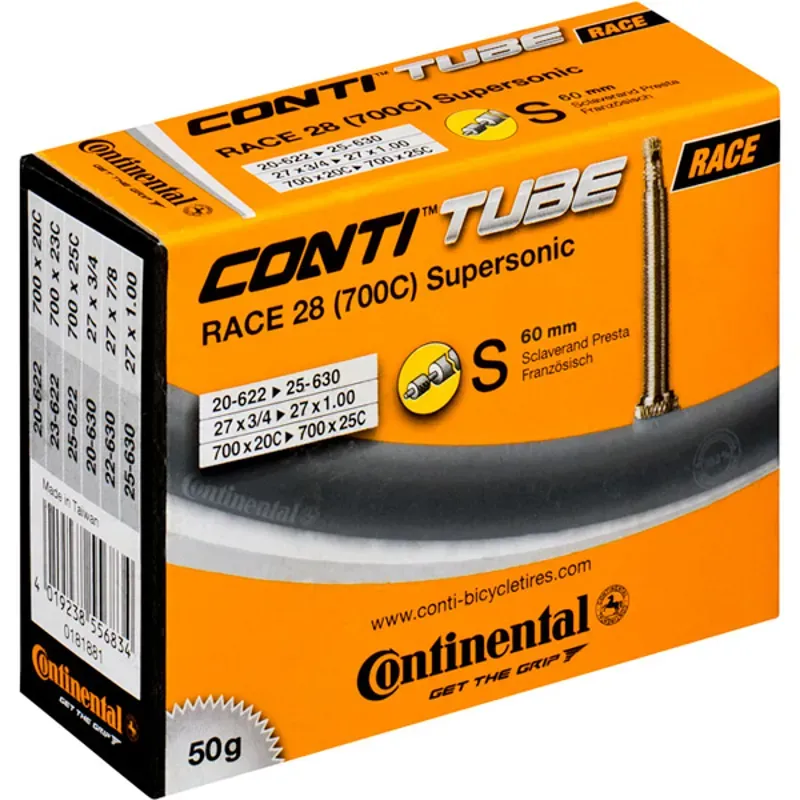 TUBE Con R28 S/ Sonic700cprslv Black 700 x 20-25c presta 60mm