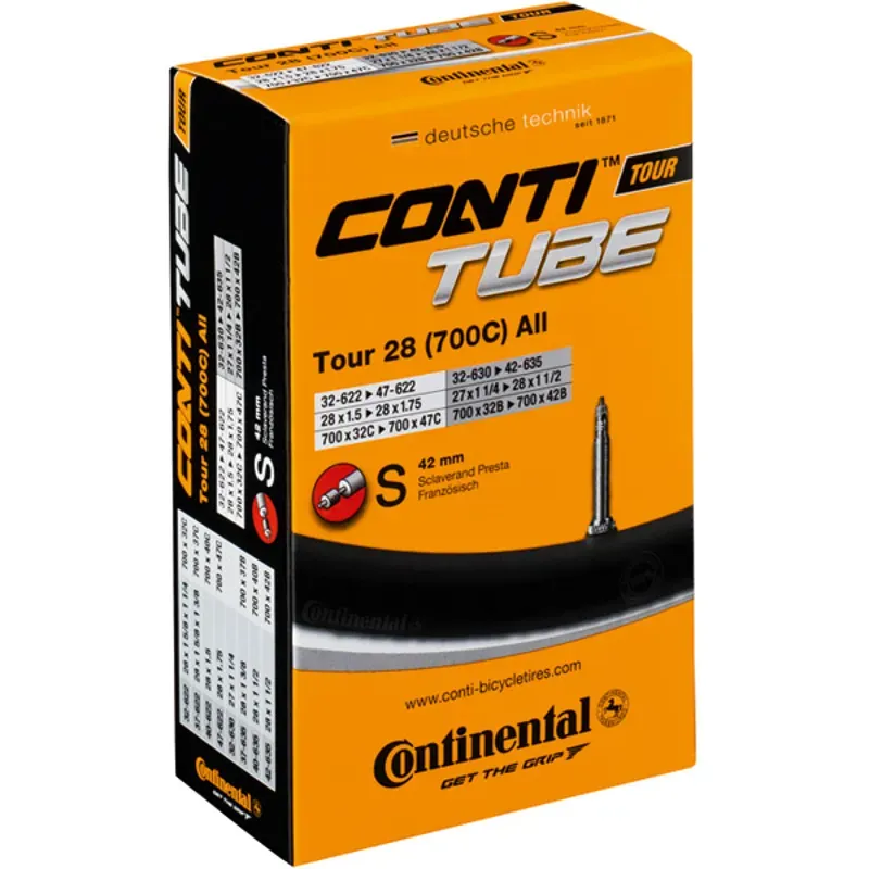 TUBE ConTour 26x1-1/8-1. 3slim Black 26 x 1.2 - 1.3 inches presta