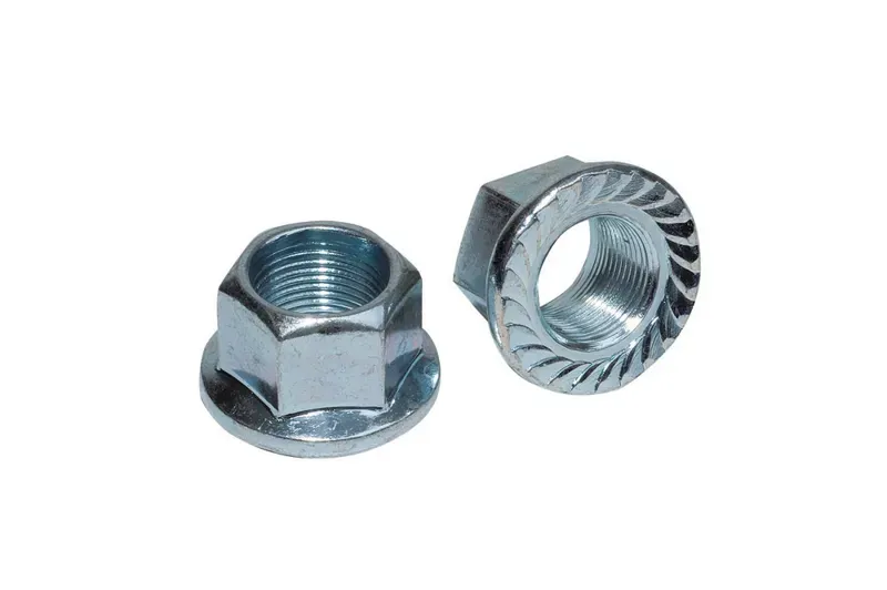 Weldtite 14mm Track Nuts in Silver