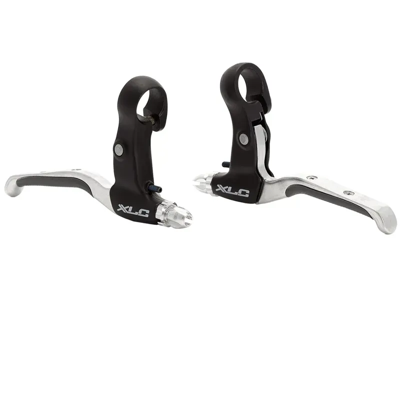 XLC BL-V05 4-Finger Brake Lever Set for V-Brake in Black/Silver